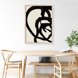 Shop Mono Brush 2 Art Print a painted abstract themed wall art print from The Print Emporium wall artwork collection - Buy Australian made fine art painting style poster and framed prints for the home and your interior decor room, TPE-DH-074-AP