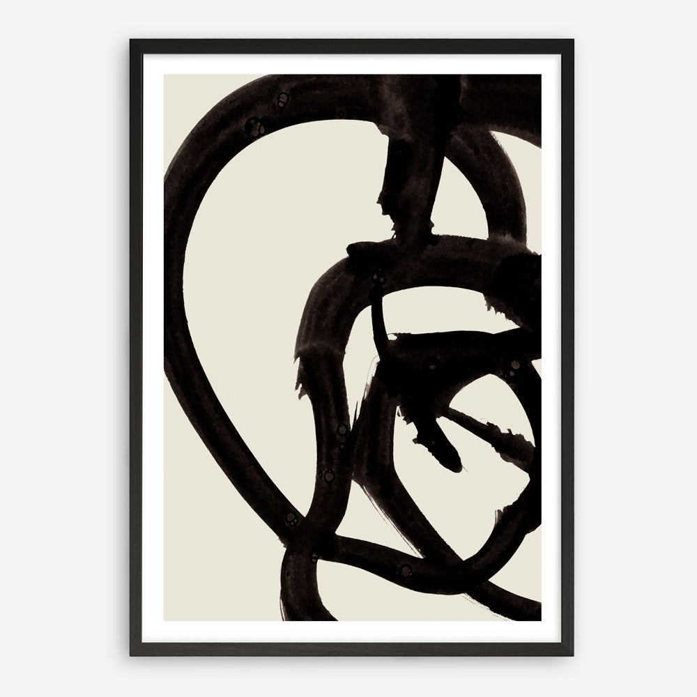 Shop Mono Brush 2 Art Print a painted abstract themed wall art print from The Print Emporium wall artwork collection - Buy Australian made fine art painting style poster and framed prints for the home and your interior decor room, TPE-DH-074-AP