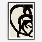 Shop Mono Brush 2 Art Print a painted abstract themed wall art print from The Print Emporium wall artwork collection - Buy Australian made fine art painting style poster and framed prints for the home and your interior decor room, TPE-DH-074-AP