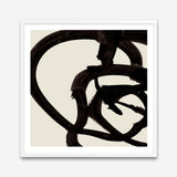 Shop Mono Brush 2 (Square) Art Print a painted abstract themed wall art print from The Print Emporium wall artwork collection - Buy Australian made fine art painting style poster and framed prints for the home and your interior decor room, TPE-DH-297-AP