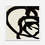 Shop Mono Brush 2 (Square) Art Print a painted abstract themed wall art print from The Print Emporium wall artwork collection - Buy Australian made fine art painting style poster and framed prints for the home and your interior decor room, TPE-DH-297-AP