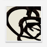 Shop Mono Brush 2 (Square) Art Print a painted abstract themed wall art print from The Print Emporium wall artwork collection - Buy Australian made fine art painting style poster and framed prints for the home and your interior decor room, TPE-DH-297-AP