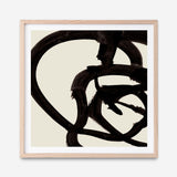 Shop Mono Brush 2 (Square) Art Print a painted abstract themed wall art print from The Print Emporium wall artwork collection - Buy Australian made fine art painting style poster and framed prints for the home and your interior decor room, TPE-DH-297-AP