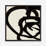 Shop Mono Brush 2 (Square) Art Print a painted abstract themed wall art print from The Print Emporium wall artwork collection - Buy Australian made fine art painting style poster and framed prints for the home and your interior decor room, TPE-DH-297-AP
