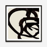 Shop Mono Brush 2 (Square) Art Print a painted abstract themed wall art print from The Print Emporium wall artwork collection - Buy Australian made fine art painting style poster and framed prints for the home and your interior decor room, TPE-DH-297-AP