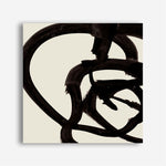 Shop Mono Brush 2 (Square) Canvas Print a painted abstract themed framed canvas wall art print from The Print Emporium artwork collection - Buy Australian made fine art painting style stretched canvas prints for the home and your interior decor space, TPE-DH-297-CA-40X40-NF
