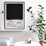 Shop Mono Horizon Art Print a painted abstract themed wall art print from The Print Emporium wall artwork collection - Buy Australian made fine art painting style poster and framed prints for the home and your interior decor room, TPE-DH-355-AP