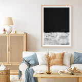 Shop Mono Horizon Art Print a painted abstract themed wall art print from The Print Emporium wall artwork collection - Buy Australian made fine art painting style poster and framed prints for the home and your interior decor room, TPE-DH-355-AP