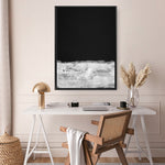 Shop Mono Horizon Canvas Print a painted abstract themed framed canvas wall art print from The Print Emporium artwork collection - Buy Australian made fine art painting style stretched canvas prints for the home and your interior decor space, TPE-DH-355-CA-35X46-NF