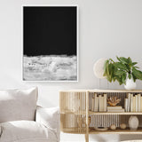 Shop Mono Horizon Canvas Print a painted abstract themed framed canvas wall art print from The Print Emporium artwork collection - Buy Australian made fine art painting style stretched canvas prints for the home and your interior decor space, TPE-DH-355-CA-35X46-NF