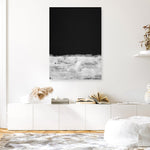Shop Mono Horizon Canvas Print a painted abstract themed framed canvas wall art print from The Print Emporium artwork collection - Buy Australian made fine art painting style stretched canvas prints for the home and your interior decor space, TPE-DH-355-CA-35X46-NF