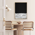 Shop Mono Horizon Canvas Print a painted abstract themed framed canvas wall art print from The Print Emporium artwork collection - Buy Australian made fine art painting style stretched canvas prints for the home and your interior decor space, TPE-DH-355-CA-35X46-NF