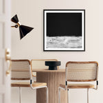 Shop Mono Horizon (Square) Art Print a painted abstract themed wall art print from The Print Emporium wall artwork collection - Buy Australian made fine art painting style poster and framed prints for the home and your interior decor room, TPE-DH-166-AP