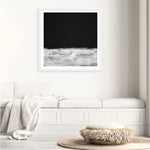 Shop Mono Horizon (Square) Art Print a painted abstract themed wall art print from The Print Emporium wall artwork collection - Buy Australian made fine art painting style poster and framed prints for the home and your interior decor room, TPE-DH-166-AP
