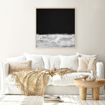 Shop Mono Horizon (Square) Art Print a painted abstract themed wall art print from The Print Emporium wall artwork collection - Buy Australian made fine art painting style poster and framed prints for the home and your interior decor room, TPE-DH-166-AP