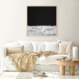 Shop Mono Horizon (Square) Art Print a painted abstract themed wall art print from The Print Emporium wall artwork collection - Buy Australian made fine art painting style poster and framed prints for the home and your interior decor room, TPE-DH-166-AP