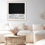 Shop Mono Horizon (Square) Art Print a painted abstract themed wall art print from The Print Emporium wall artwork collection - Buy Australian made fine art painting style poster and framed prints for the home and your interior decor room, TPE-DH-166-AP