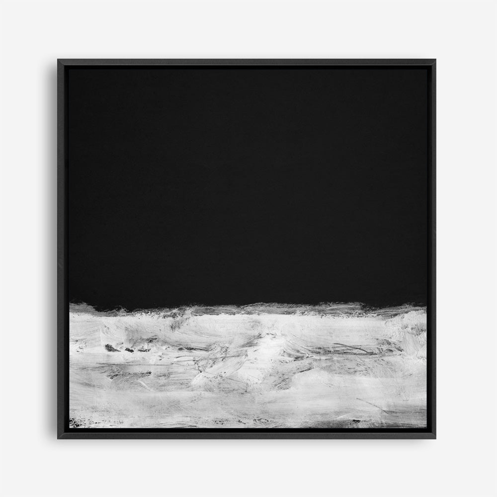 Shop Mono Horizon (Square) Canvas Print a painted abstract themed framed canvas wall art print from The Print Emporium artwork collection - Buy Australian made fine art painting style stretched canvas prints for the home and your interior decor space, TPE-DH-166-CA-40X40-NF