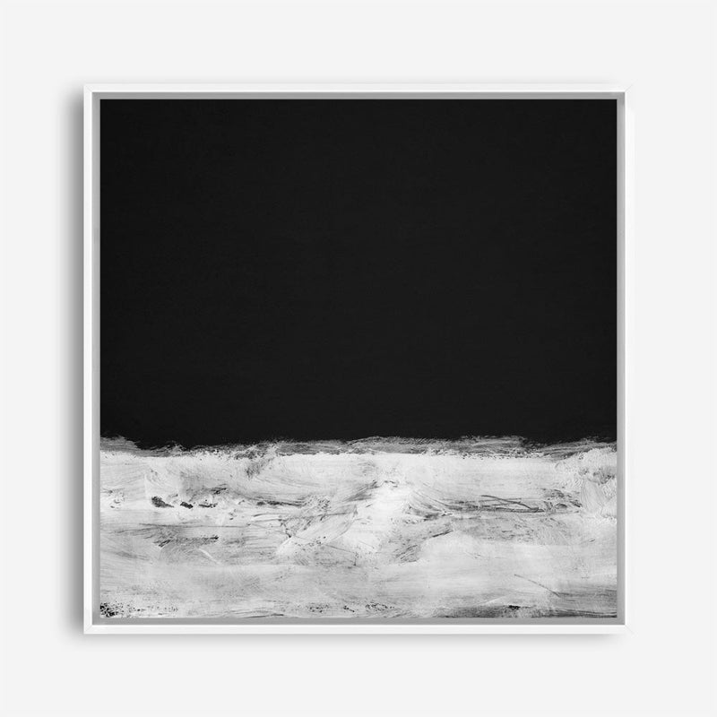 Shop Mono Horizon (Square) Canvas Print a painted abstract themed framed canvas wall art print from The Print Emporium artwork collection - Buy Australian made fine art painting style stretched canvas prints for the home and your interior decor space, TPE-DH-166-CA-40X40-NF