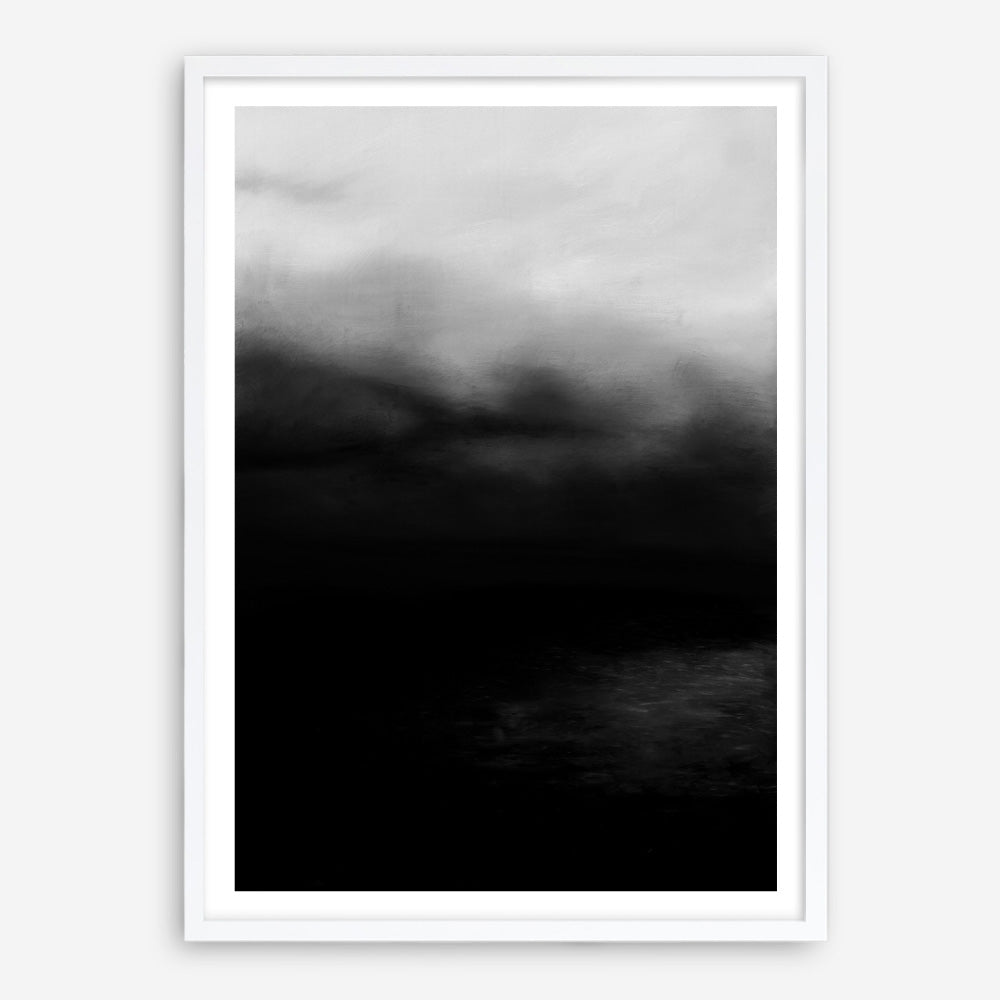Shop Monochrome Horizon Art Print a painted style wall art print from The Print Emporium wall artwork collection - Buy Australian made fine art painting style poster and framed prints for the home and your interior decor room, TPE-484-AP