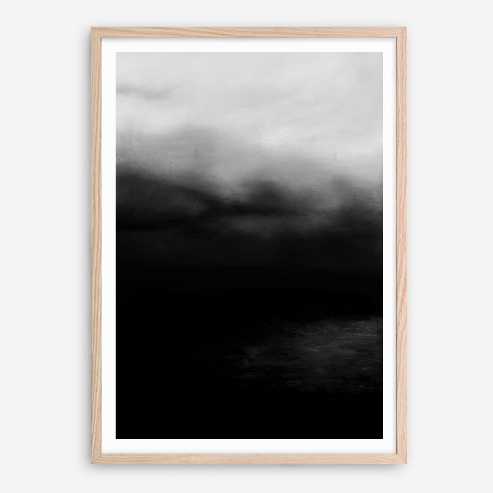 Shop Monochrome Horizon Art Print a painted style wall art print from The Print Emporium wall artwork collection - Buy Australian made fine art painting style poster and framed prints for the home and your interior decor room, TPE-484-AP