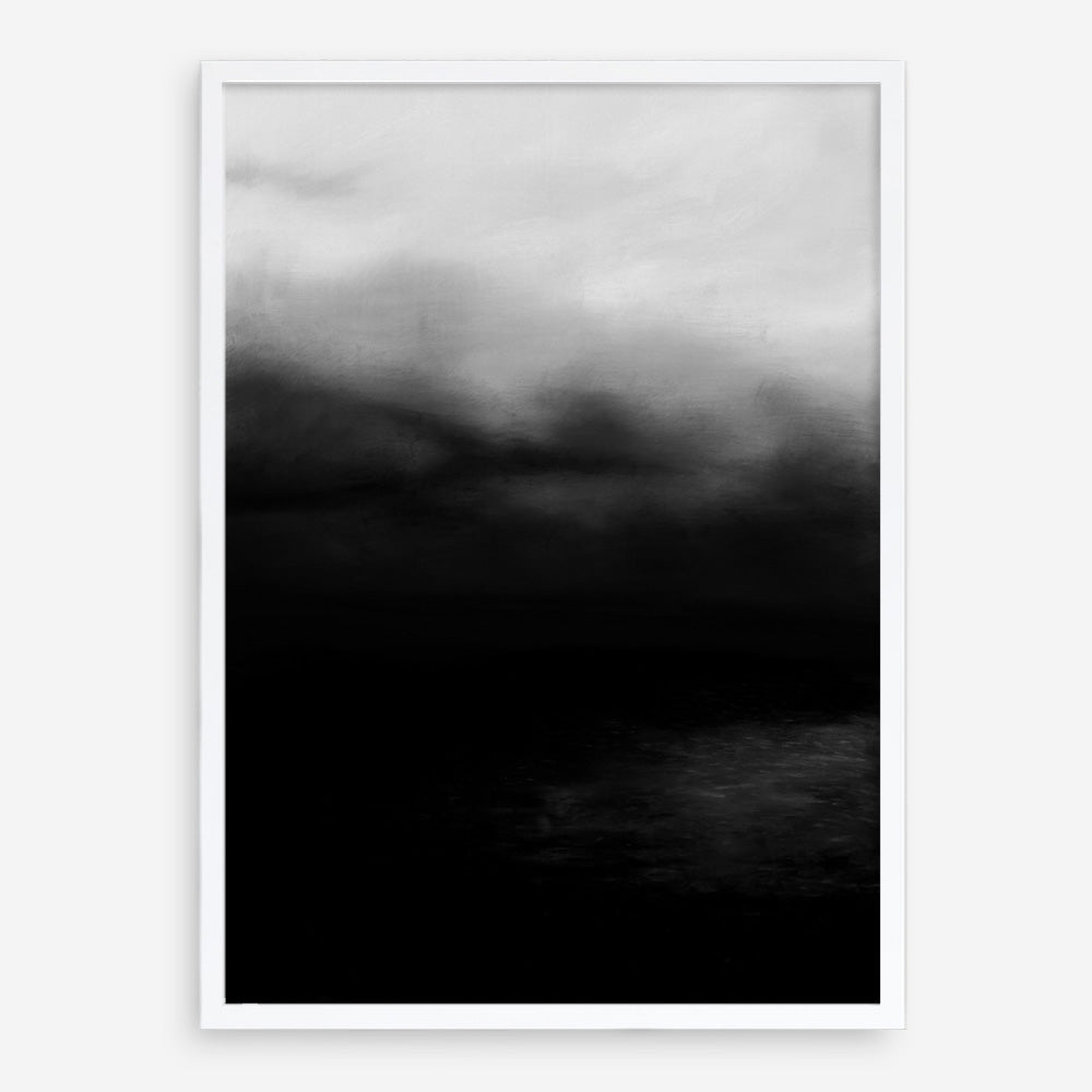 Shop Monochrome Horizon Art Print a painted style wall art print from The Print Emporium wall artwork collection - Buy Australian made fine art painting style poster and framed prints for the home and your interior decor room, TPE-484-AP