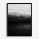 Shop Monochrome Horizon Canvas Print a painted style framed canvas wall art print from The Print Emporium artwork collection - Buy Australian made fine art painting style stretched canvas prints for the home and your interior decor space, TPE-484-CA-35X46-NF