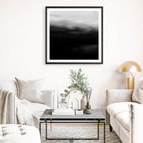 Shop Monochrome Horizon (Square) Art Print a painted style wall art print from The Print Emporium wall artwork collection - Buy Australian made fine art painting style poster and framed prints for the home and your interior decor room, TPE-483-AP