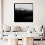 Shop Monochrome Horizon (Square) Canvas Print a painted style framed canvas wall art print from The Print Emporium artwork collection - Buy Australian made fine art painting style stretched canvas prints for the home and your interior decor space, TPE-483-CA-40X40-NF