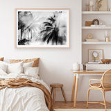 Shop Monochrome Palms Photo Art Print a coastal themed photography wall art print from The Print Emporium wall artwork collection - Buy Australian made fine art poster and framed prints for the home and your interior decor, TPE-544-AP