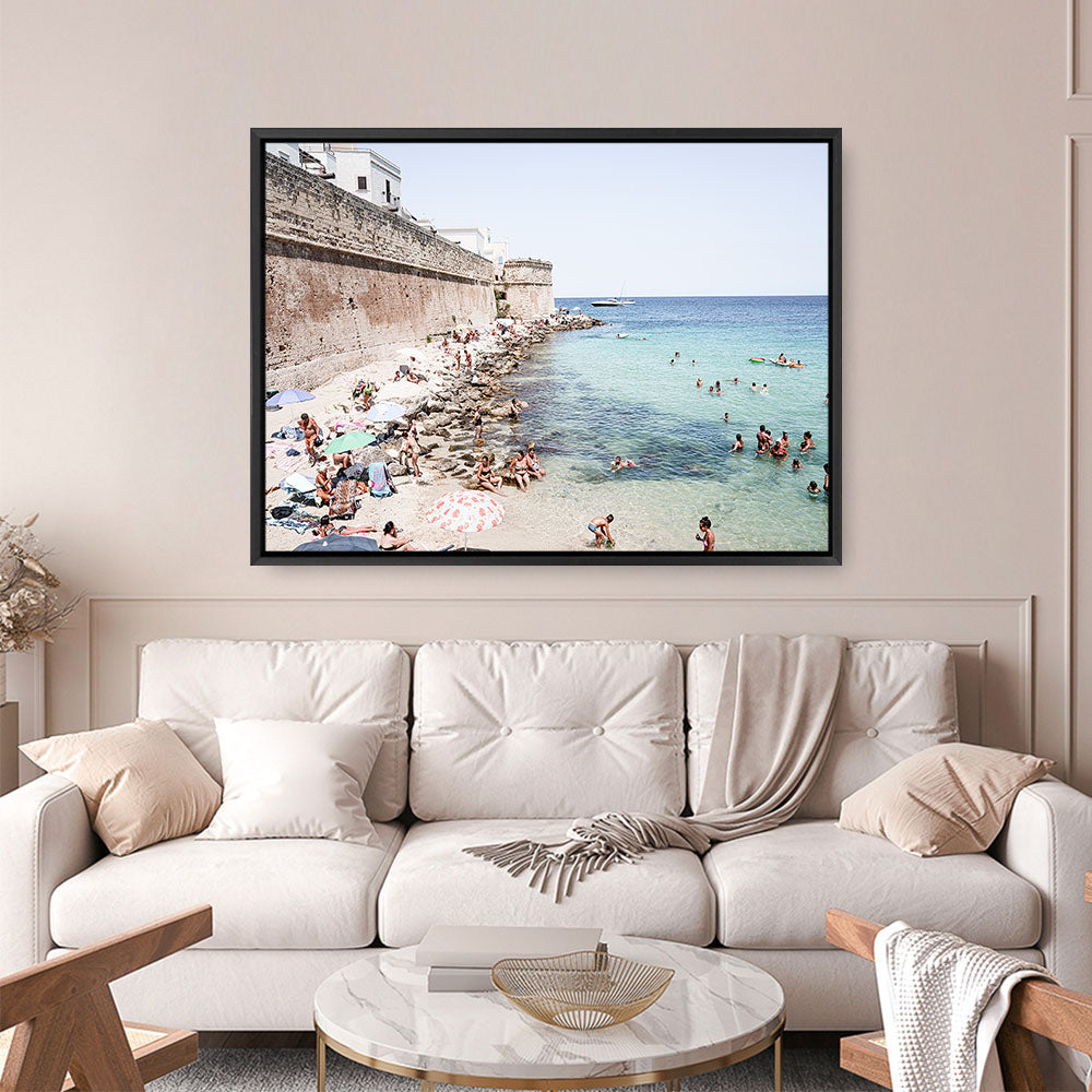 Shop Monopoli I Photo Canvas Print a coastal themed photography framed stretched canvas print from The Print Emporium wall artwork collection - Buy Australian made prints for the home and your interior decor space, TPE-1220-CA-35X46-NF