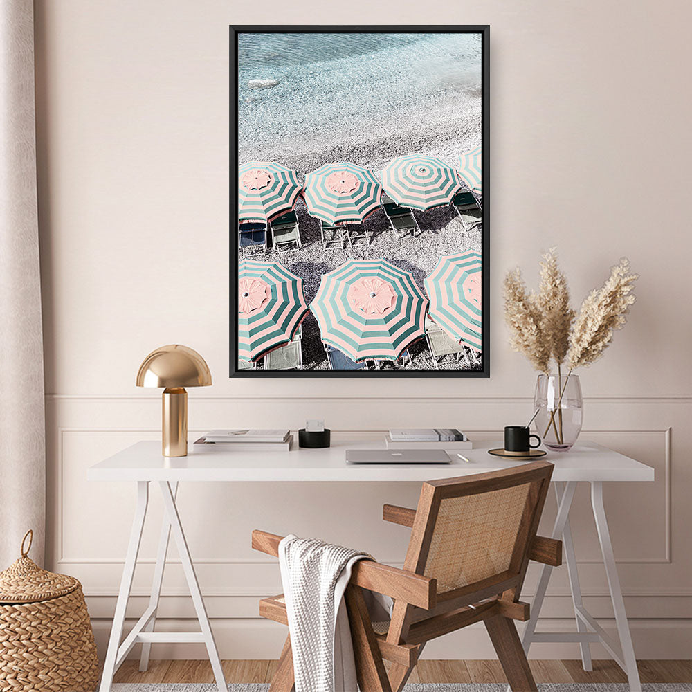 Shop Monterosso Italy I Photo Canvas Print a coastal themed photography framed stretched canvas print from The Print Emporium wall artwork collection - Buy Australian made prints for the home and your interior decor space, TPE-1200-CA-35X46-NF