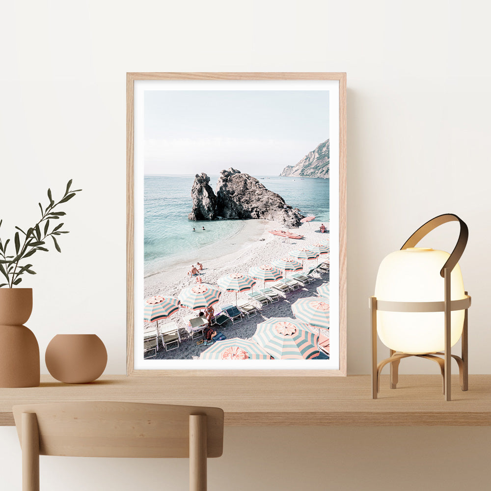 Shop Monterosso Italy II Photo Art Print a coastal themed photography wall art print from The Print Emporium wall artwork collection - Buy Australian made fine art poster and framed prints for the home and your interior decor, TPE-1201-AP