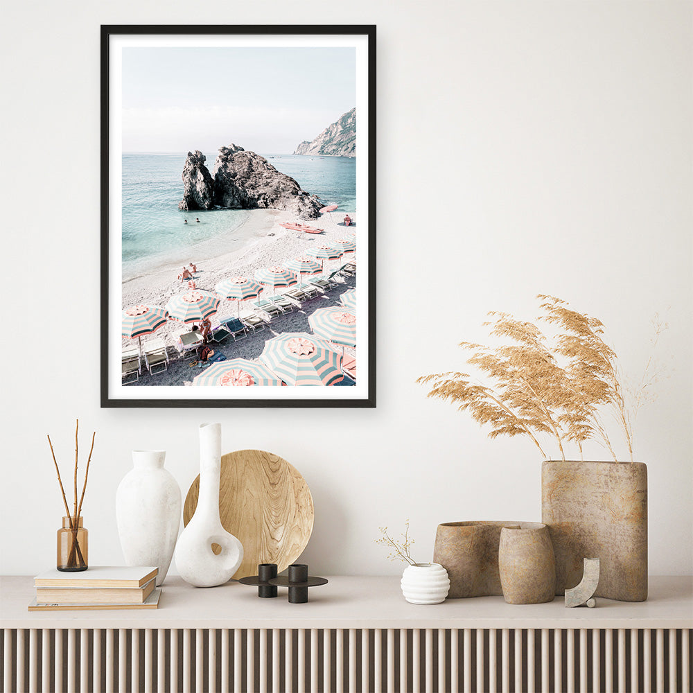 Shop Monterosso Italy II Photo Art Print a coastal themed photography wall art print from The Print Emporium wall artwork collection - Buy Australian made fine art poster and framed prints for the home and your interior decor, TPE-1201-AP