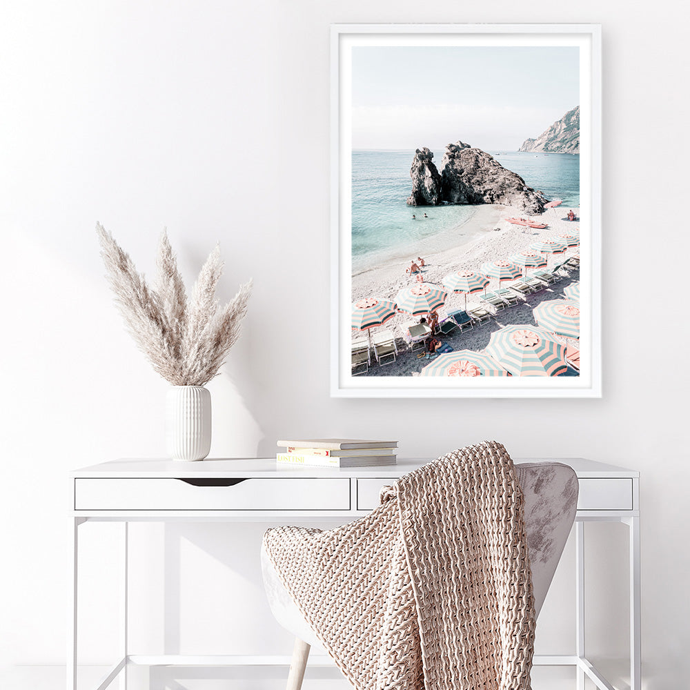 Shop Monterosso Italy II Photo Art Print a coastal themed photography wall art print from The Print Emporium wall artwork collection - Buy Australian made fine art poster and framed prints for the home and your interior decor, TPE-1201-AP