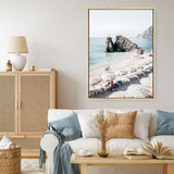 Shop Monterosso Italy II Photo Canvas Print a coastal themed photography framed stretched canvas print from The Print Emporium wall artwork collection - Buy Australian made prints for the home and your interior decor space, TPE-1201-CA-35X46-NF