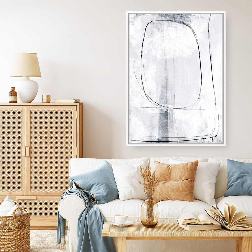 Shop Mood II Canvas Print a painted abstract themed framed canvas wall art print from The Print Emporium artwork collection - Buy Australian made fine art painting style stretched canvas prints for the home and your interior decor space, TPE-DH-194-CA-35X46-NF