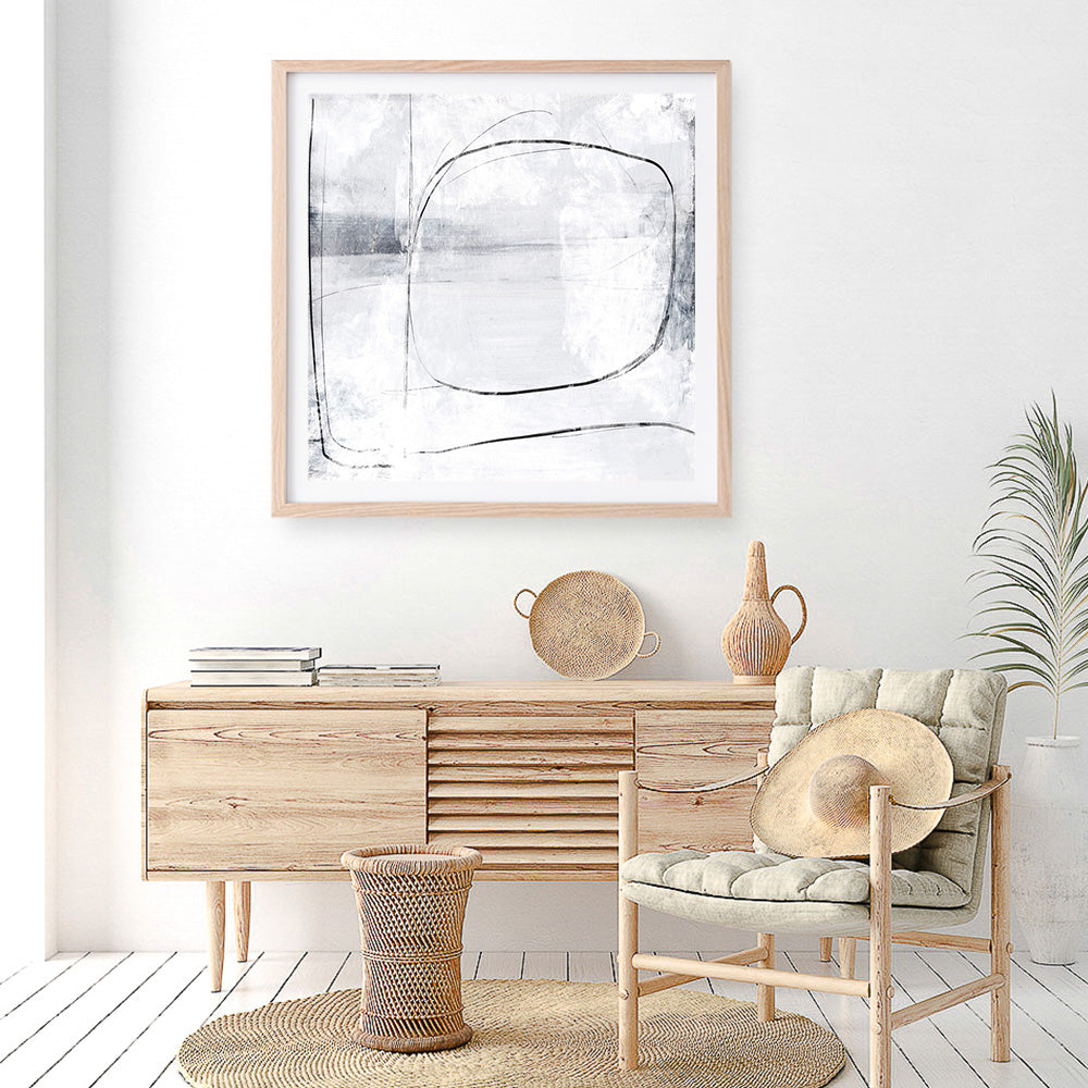 Shop Mood (Square) Art Print a painted abstract themed wall art print from The Print Emporium wall artwork collection - Buy Australian made fine art painting style poster and framed prints for the home and your interior decor room, TPE-DH-217-AP