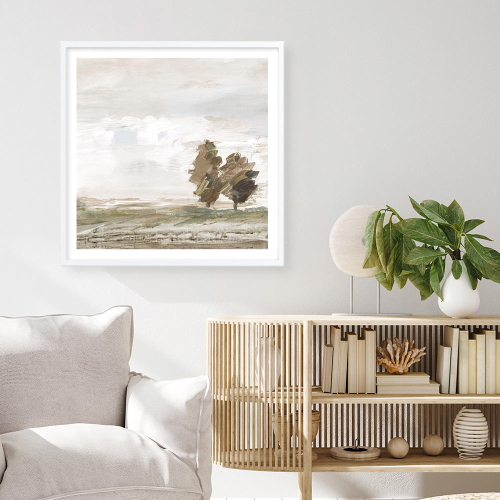 Shop Morning Crisp I (Square) Art Print a painted abstract themed wall art print from The Print Emporium wall artwork collection - Buy Australian made fine art painting style poster and framed prints for the home and your interior decor room, TPE-PC-LE201-AP