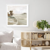 Shop Morning Crisp II (Square) Art Print a painted abstract themed wall art print from The Print Emporium wall artwork collection - Buy Australian made fine art painting style poster and framed prints for the home and your interior decor room, TPE-PC-LE202-AP