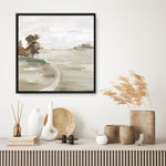 Shop Morning Crisp II (Square) Canvas Print a painted abstract themed framed canvas wall art print from The Print Emporium artwork collection - Buy Australian made fine art painting style stretched canvas prints for the home and your interior decor space, TPE-PC-LE202-CA-40X40-NF