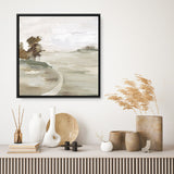 Shop Morning Crisp II (Square) Canvas Print a painted abstract themed framed canvas wall art print from The Print Emporium artwork collection - Buy Australian made fine art painting style stretched canvas prints for the home and your interior decor space, TPE-PC-LE202-CA-40X40-NF