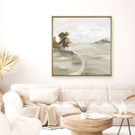 Shop Morning Crisp II (Square) Canvas Print a painted abstract themed framed canvas wall art print from The Print Emporium artwork collection - Buy Australian made fine art painting style stretched canvas prints for the home and your interior decor space, TPE-PC-LE202-CA-40X40-NF