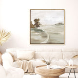 Shop Morning Crisp II (Square) Canvas Print a painted abstract themed framed canvas wall art print from The Print Emporium artwork collection - Buy Australian made fine art painting style stretched canvas prints for the home and your interior decor space, TPE-PC-LE202-CA-40X40-NF