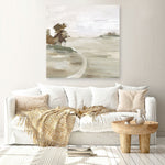 Shop Morning Crisp II (Square) Canvas Print a painted abstract themed framed canvas wall art print from The Print Emporium artwork collection - Buy Australian made fine art painting style stretched canvas prints for the home and your interior decor space, TPE-PC-LE202-CA-40X40-NF