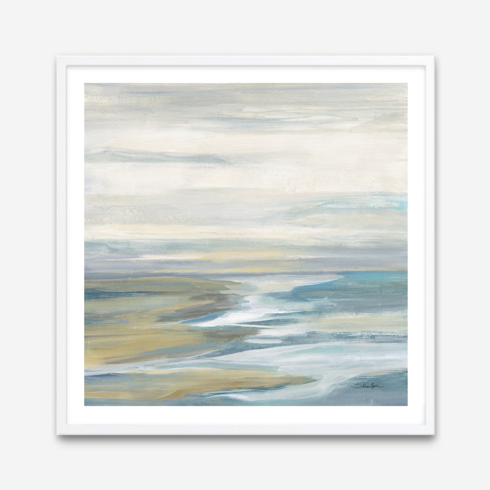 Shop Morning Sea Light (Square) Art Print a painted abstract themed wall art print from The Print Emporium wall artwork collection - Buy Australian made fine art painting style poster and framed prints for the home and your interior decor room, TPE-WA-68339-AP