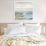Shop Morning Sea Light (Square) Art Print a painted abstract themed wall art print from The Print Emporium wall artwork collection - Buy Australian made fine art painting style poster and framed prints for the home and your interior decor room, TPE-WA-68339-AP