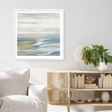 Shop Morning Sea Light (Square) Art Print a painted abstract themed wall art print from The Print Emporium wall artwork collection - Buy Australian made fine art painting style poster and framed prints for the home and your interior decor room, TPE-WA-68339-AP
