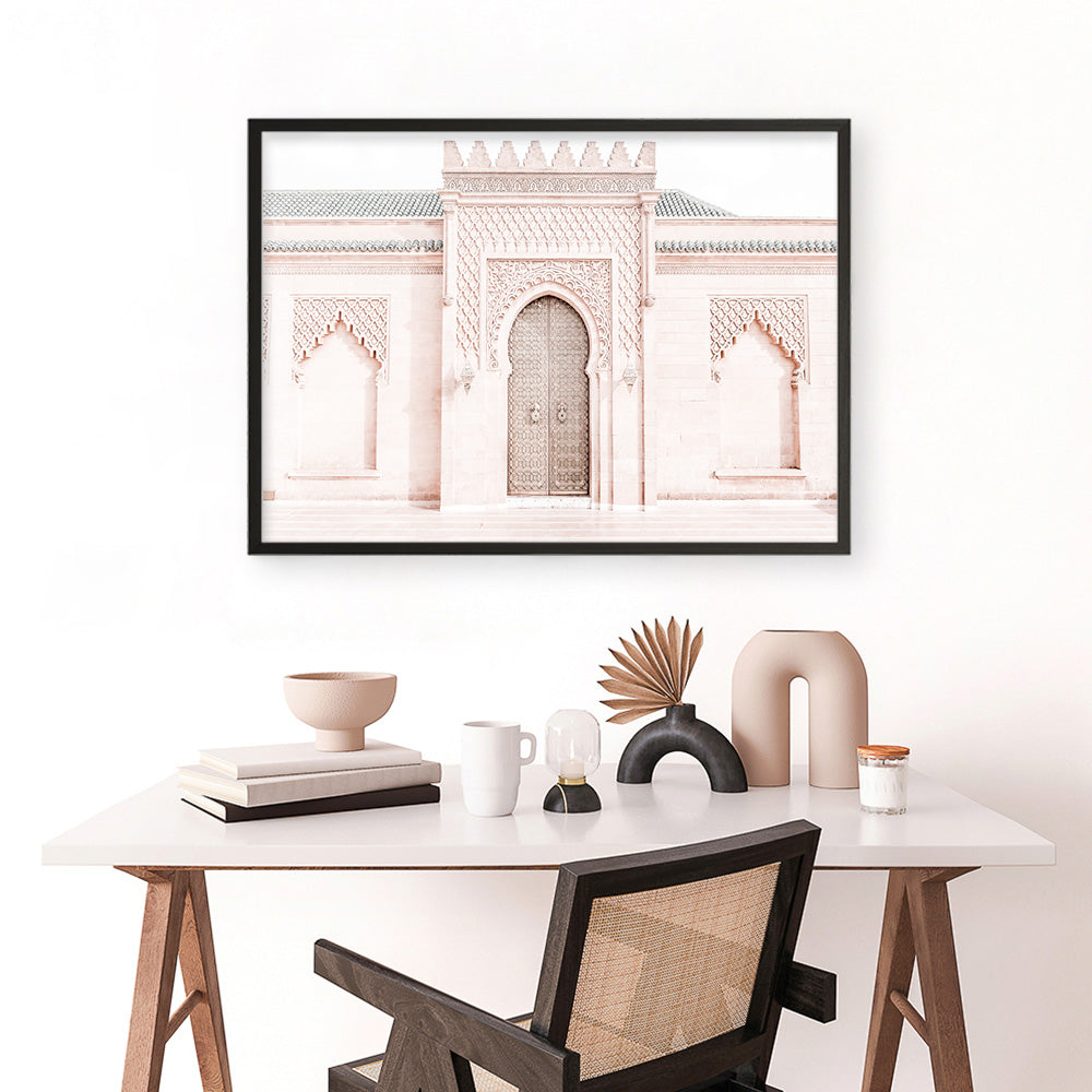 Shop Moroccan Building Photo Art Print a Moroccan desert boho themed photography wall art print from The Print Emporium wall artwork collection - Buy Australian made fine art poster and framed prints for the home and your interior decor room, TPE-836-AP