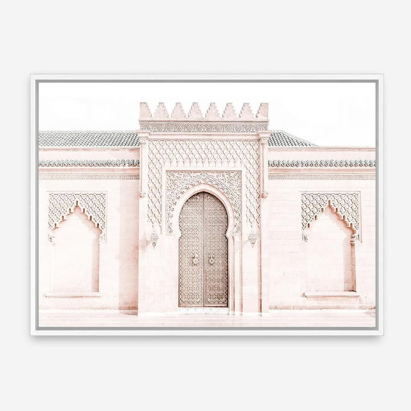 Shop Moroccan Building Photo Canvas Print a Moroccan desert boho themed photography framed stretched canvas print from The Print Emporium wall artwork collection - Buy Australian made prints for the home and your interior decor space, TPE-836-CA-35X46-NF